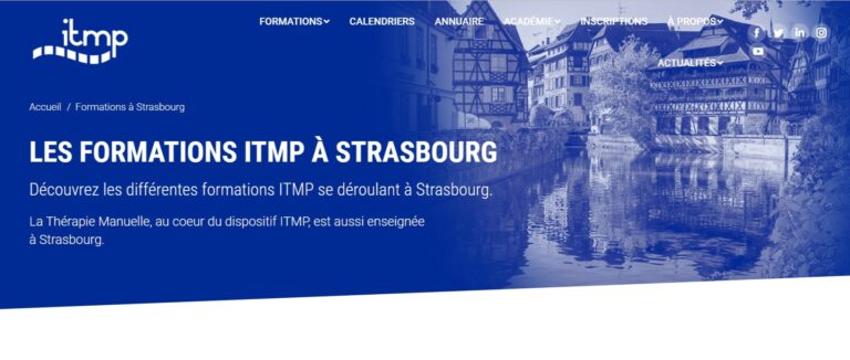 Les dates de formations 2022 de l'ITMP sont sorties !