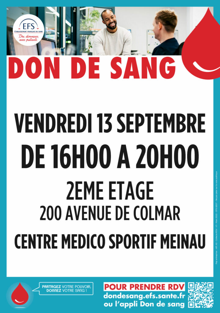 Donnez votre sang, sauvez des vies !