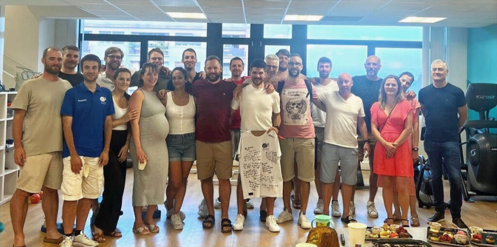 Après 9 ans au CMSM… cap sur le Racing pour Nicolas !