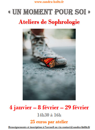 Prochains ateliers de sophrologie au CMSM animés par Sandra Holtz